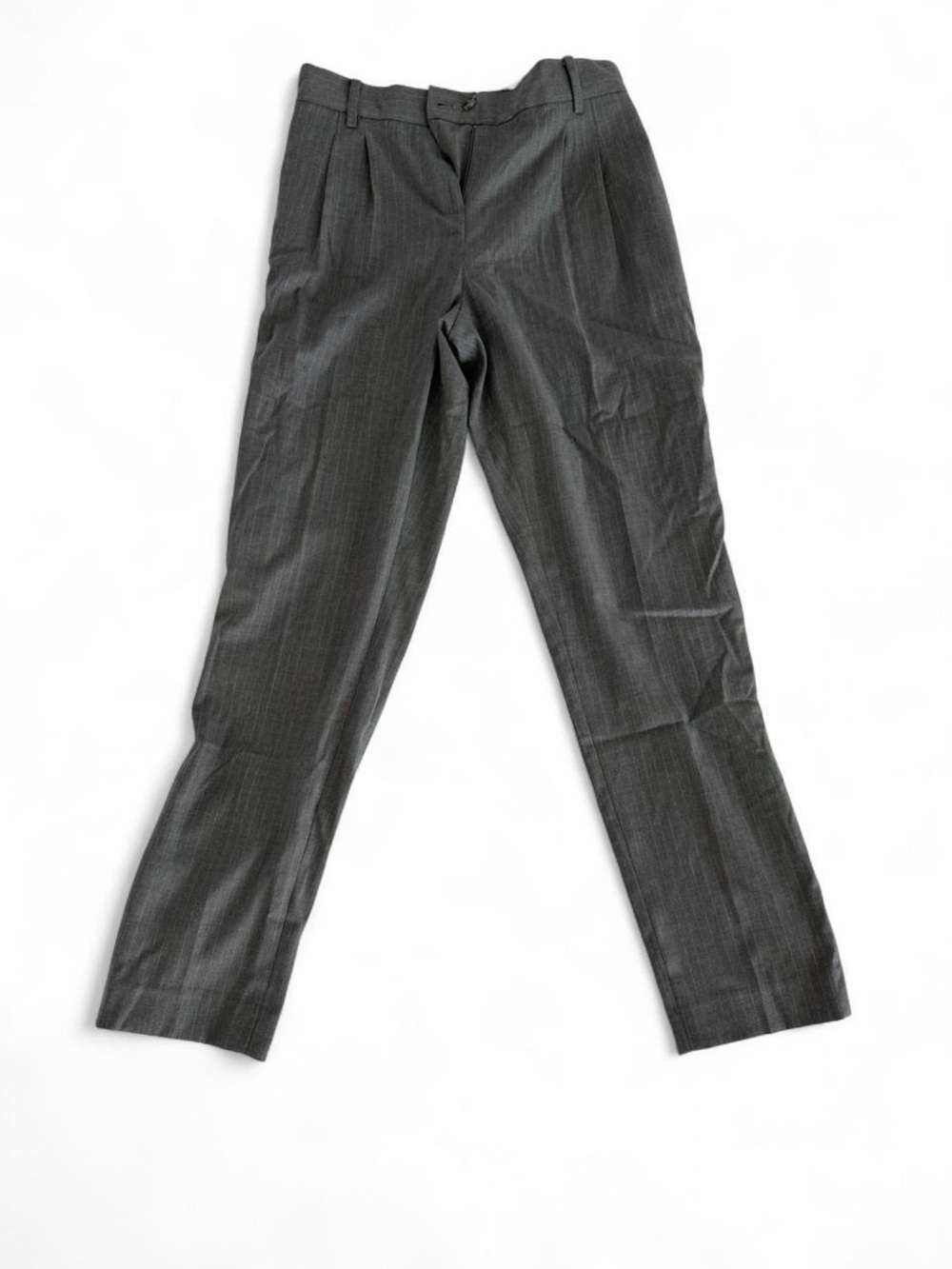Calvin Klein Women’s  Charcoal Pinstripe Dress Pants